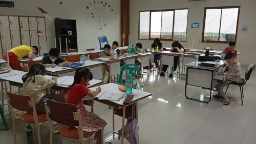 Proses pembelajaran di Papindo Online Medan